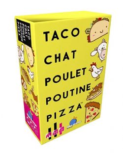 JEU TACO, CHAT, POULET, POUTINE, PIZZA